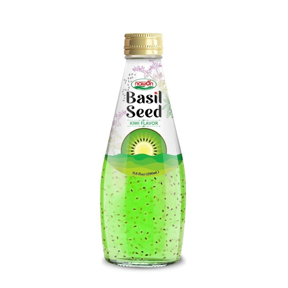 Nawon Basil Seed Drink Kiwi Flavor